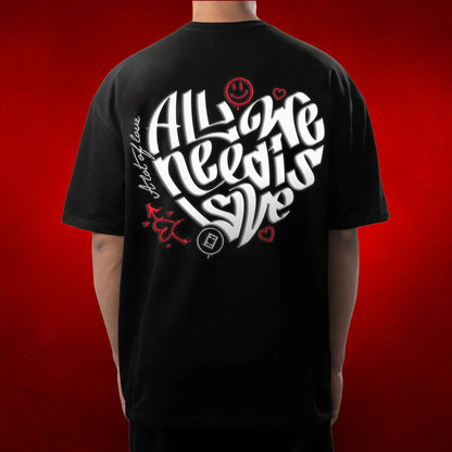 All We Need is Love Oversized Tee